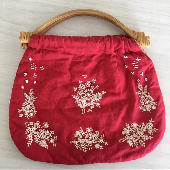 Accessorize Vintage Retro Style Beaded Purse - Picture 1 of 5